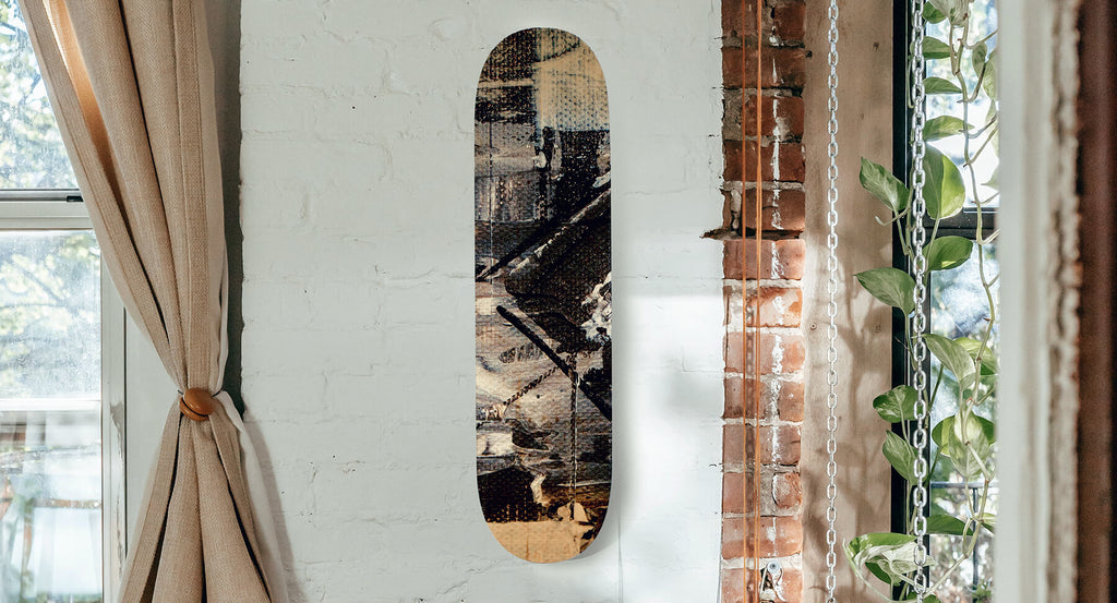 skateboard mount, skateboards on wall